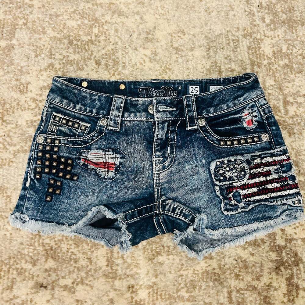 Buckle Miss Me Jeans "Destroyed Stars & - Picture 2 of 11